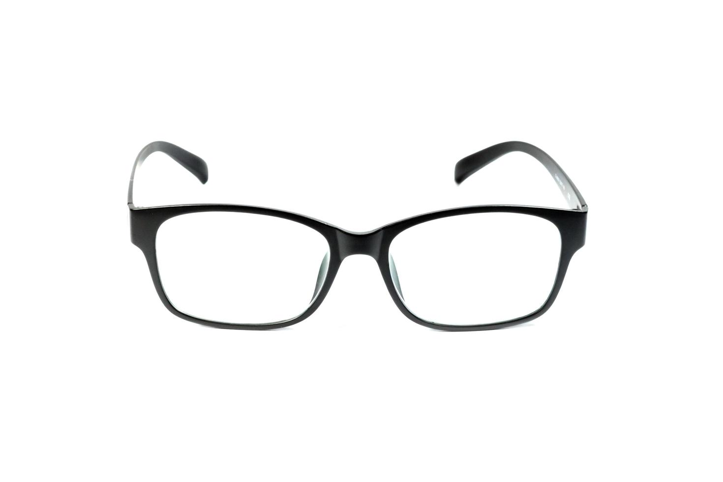 Eyeglasses on white background photo