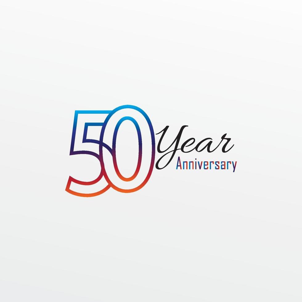 años aniversario celebración azul colores cómic diseño logotype. logo aniversario aislado sobre fondo blanco vector