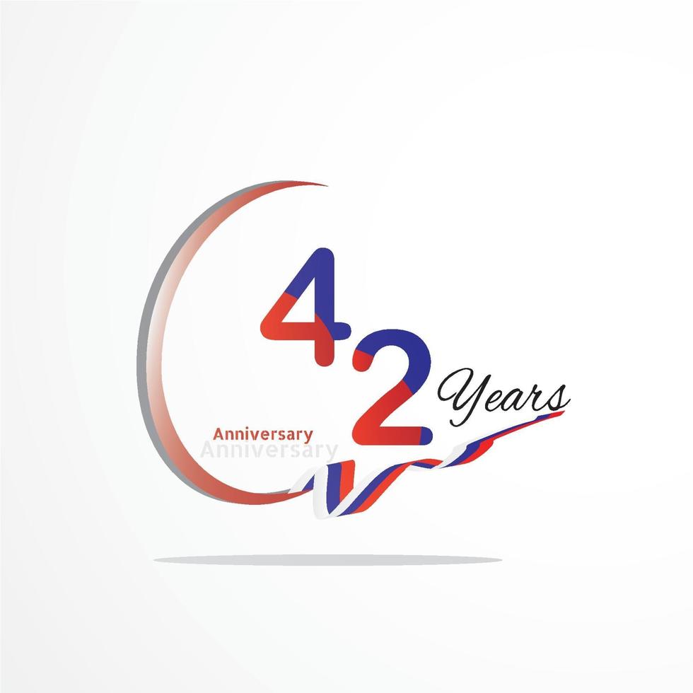 anniversary celebration logotype green and red colored. seventy eight years birthday logo on white background. vector