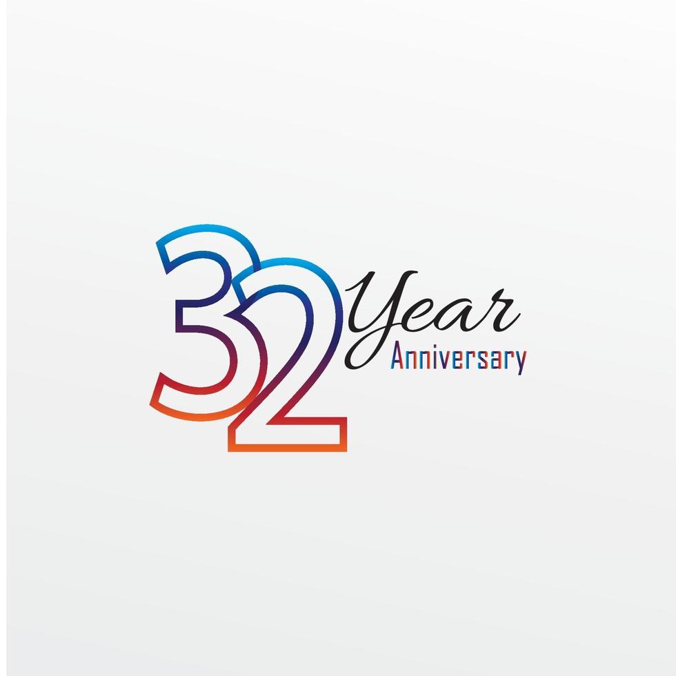 años aniversario celebración azul colores cómic diseño logotype. logo aniversario aislado sobre fondo blanco vector
