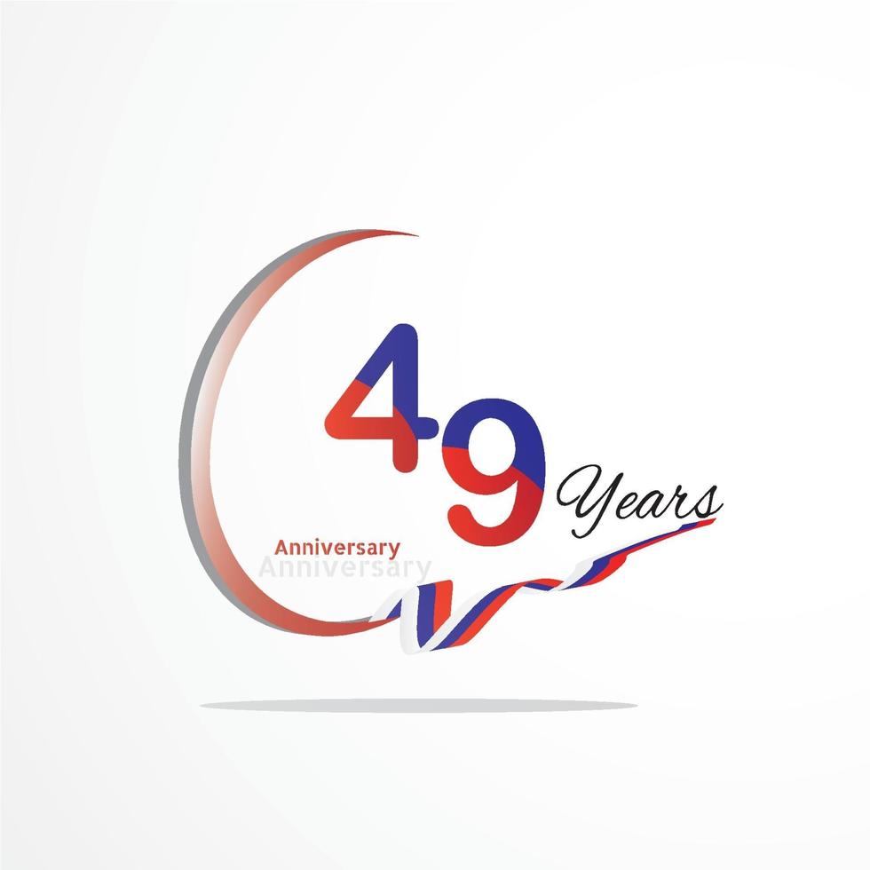 logotipo de celebración de aniversario de color verde y rojo. Logotipo de cumpleaños de setenta y ocho años sobre fondo blanco. vector