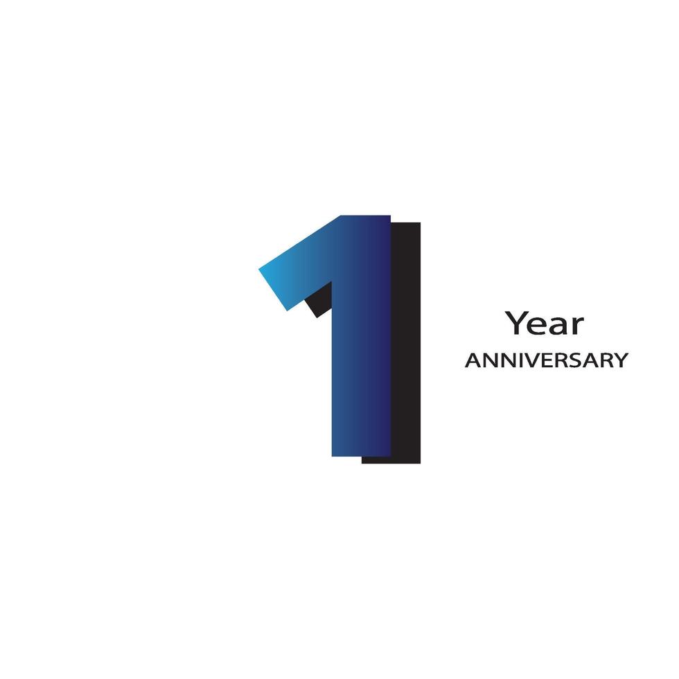 anniversary concept template design vector