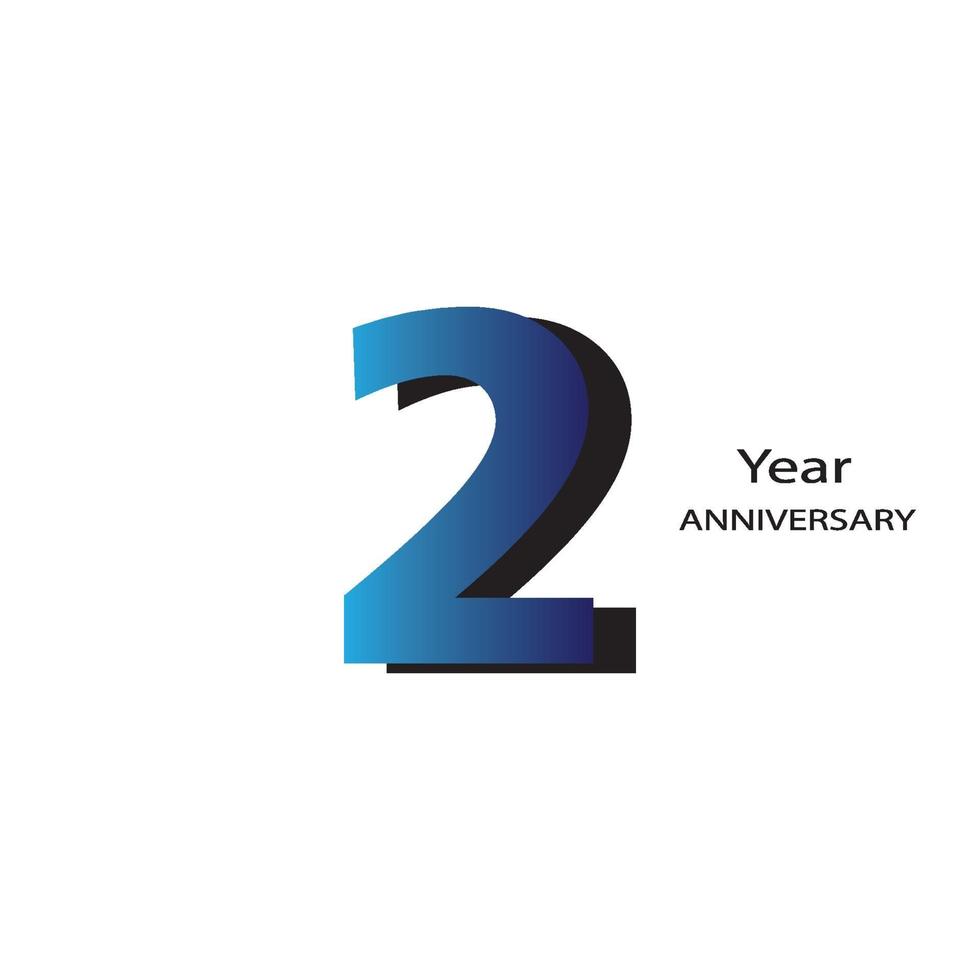 anniversary concept template design vector