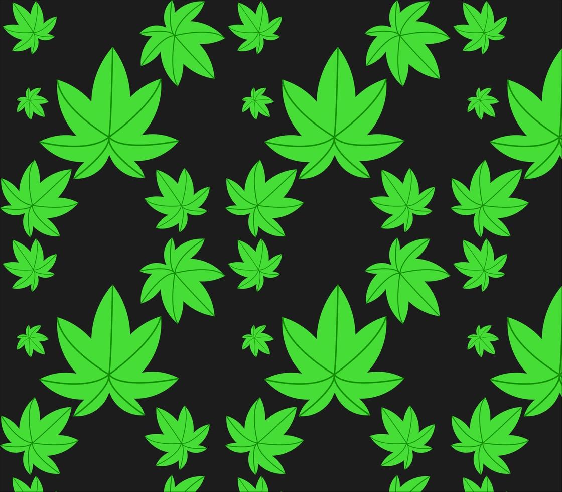 cannabis pattern vector design is great for gift wrapping, printed materials