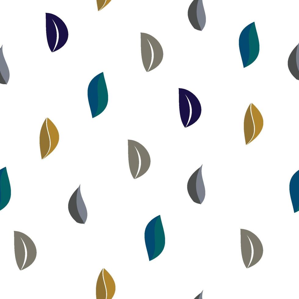 Stylish leaves simple vector pattern. 2047215 Vector Art at Vecteezy
