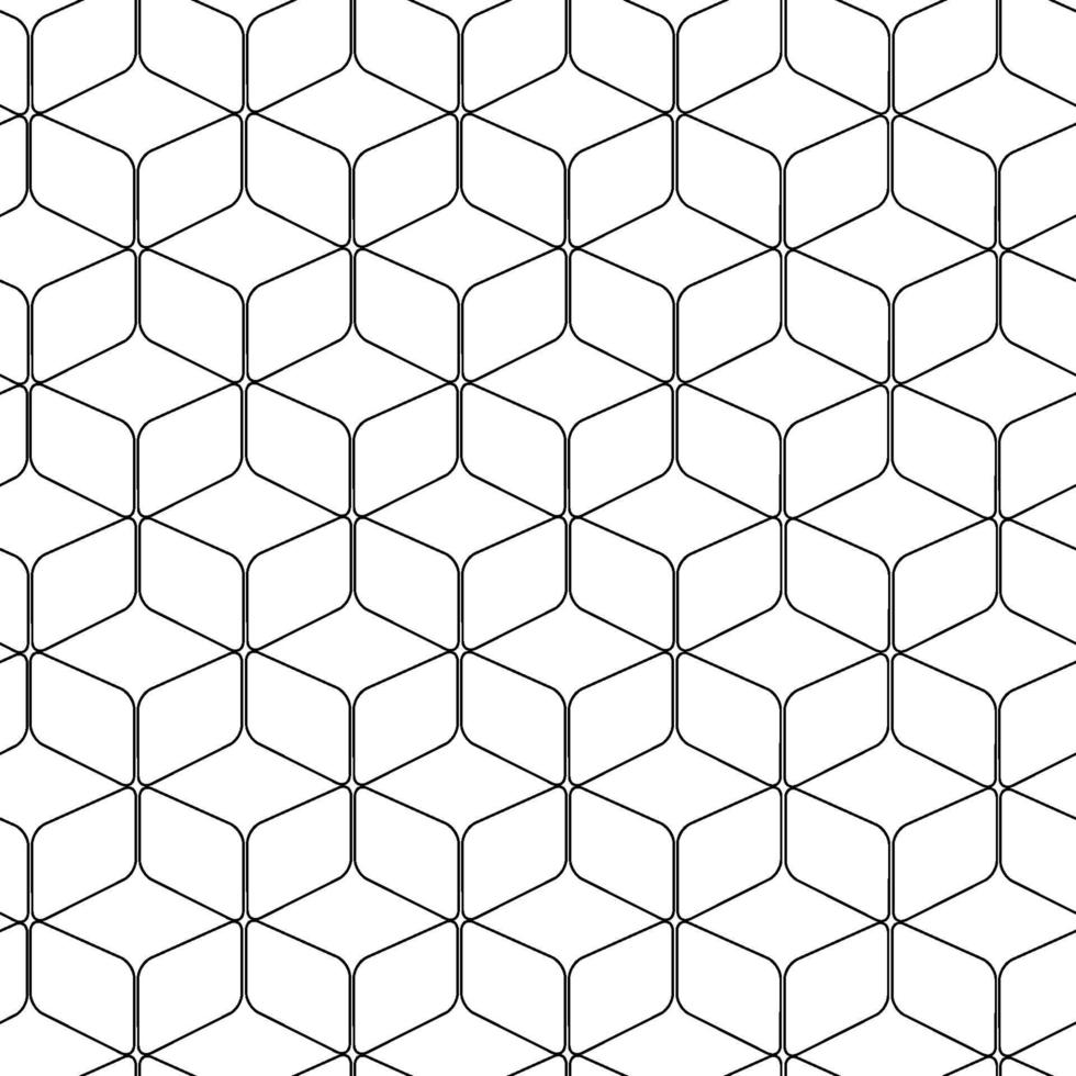 Abstract geometric hexagons arranged pattern vector graphic