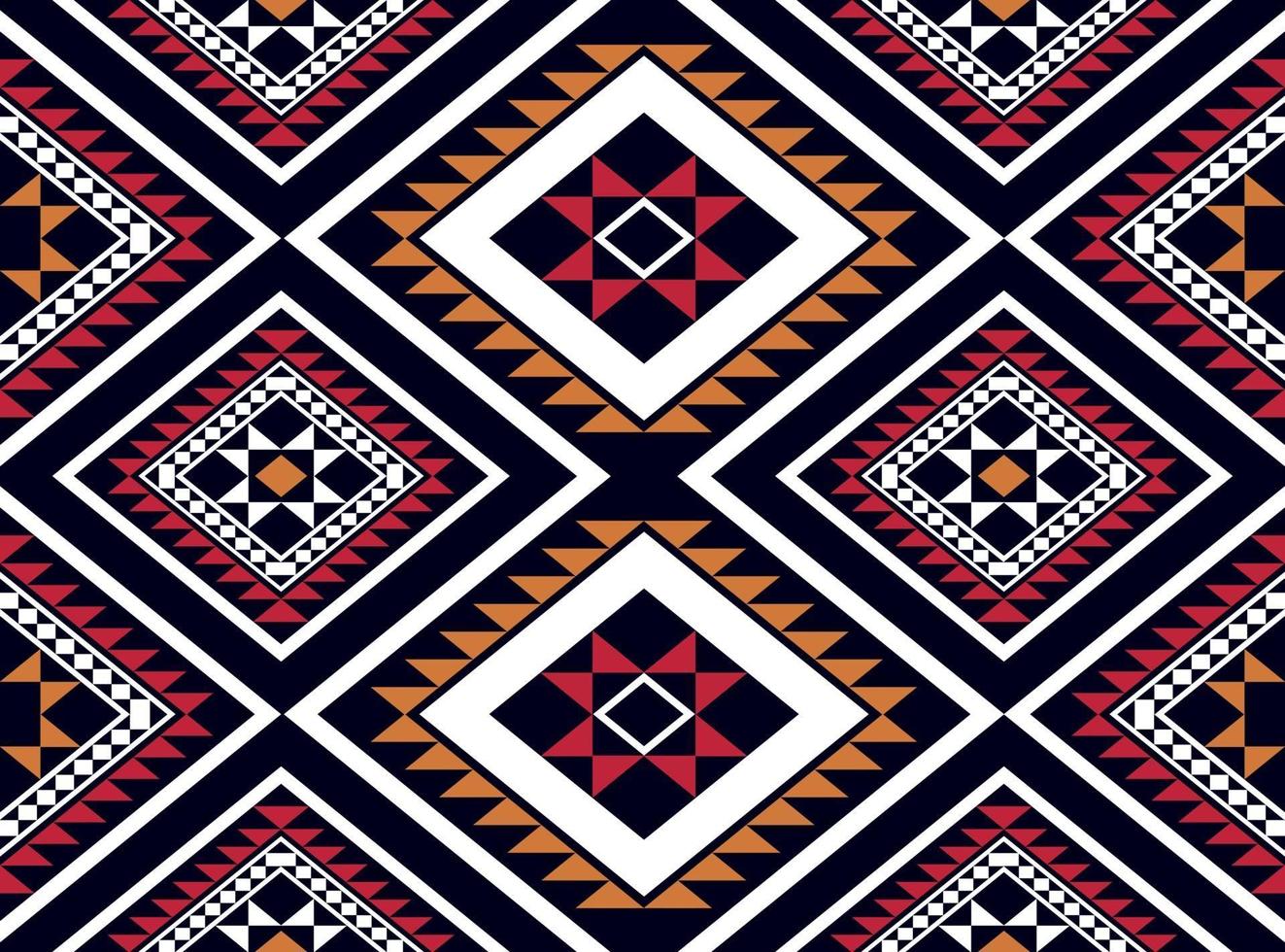 Geometric ethnic pattern traditional Design for background,carpet,wallpaper,clothing,wrapping,batik,fabric,sarong vector