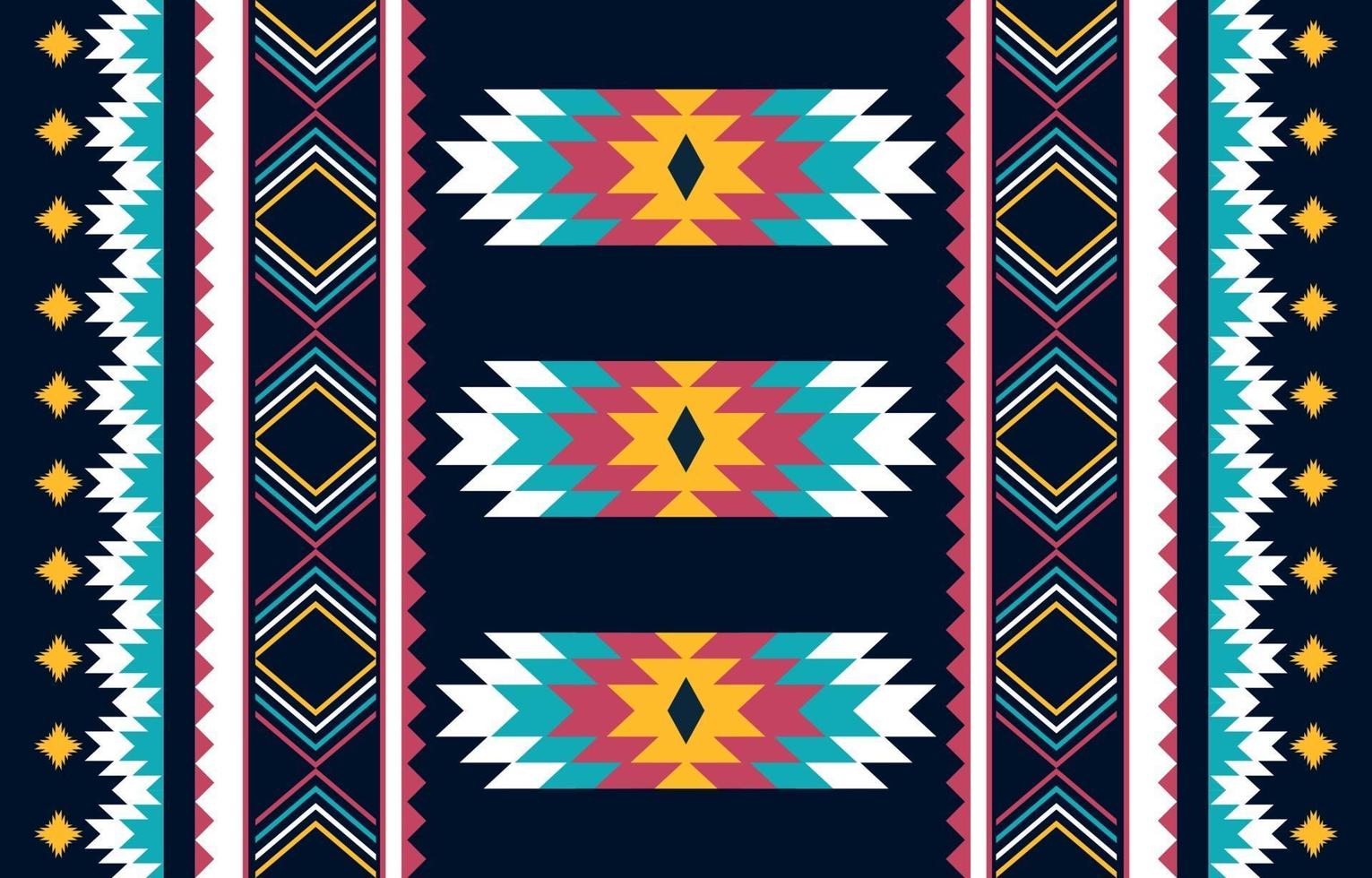 Geometric ethnic pattern traditional Design for background,carpet,wallpaper,clothing,wrapping,batik,fabric,sarong vector