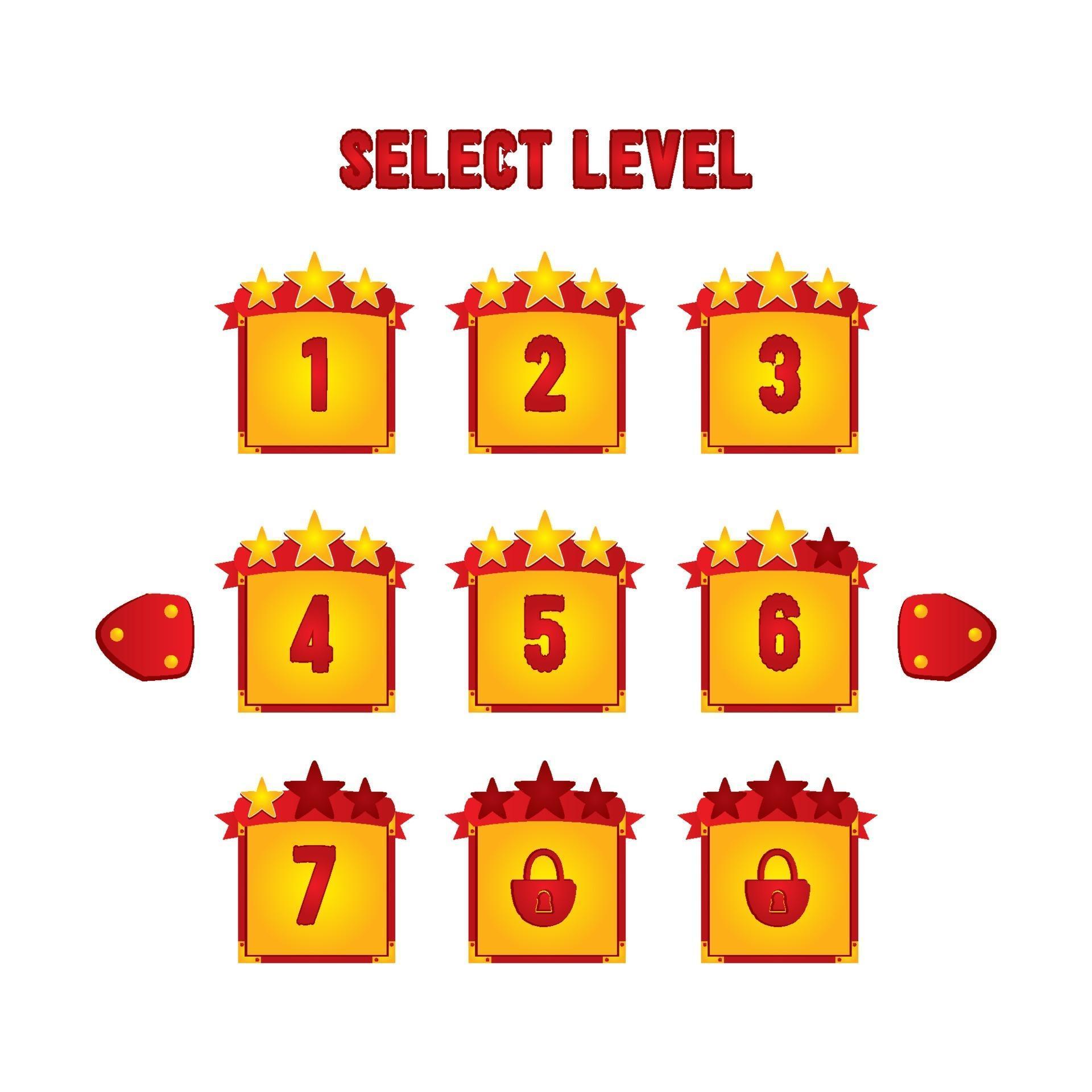 Download Game level asset design concept vector 2047469 Vector Art at Vecteezy