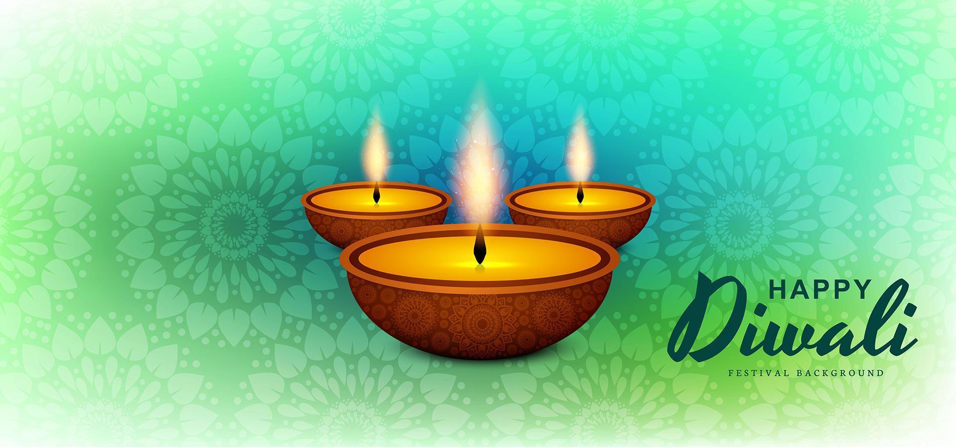 Diwali Festival Background vector