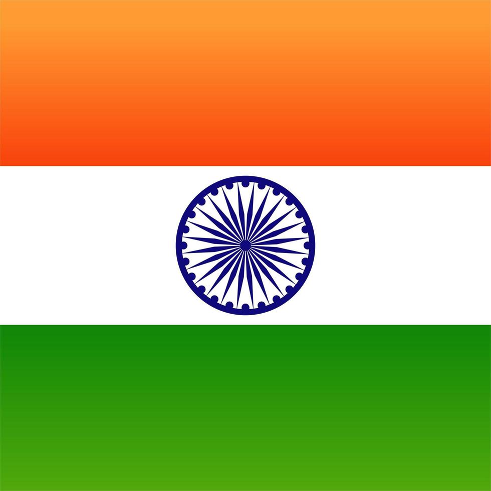 Fondo de color abstracto diseño de bandera india vector