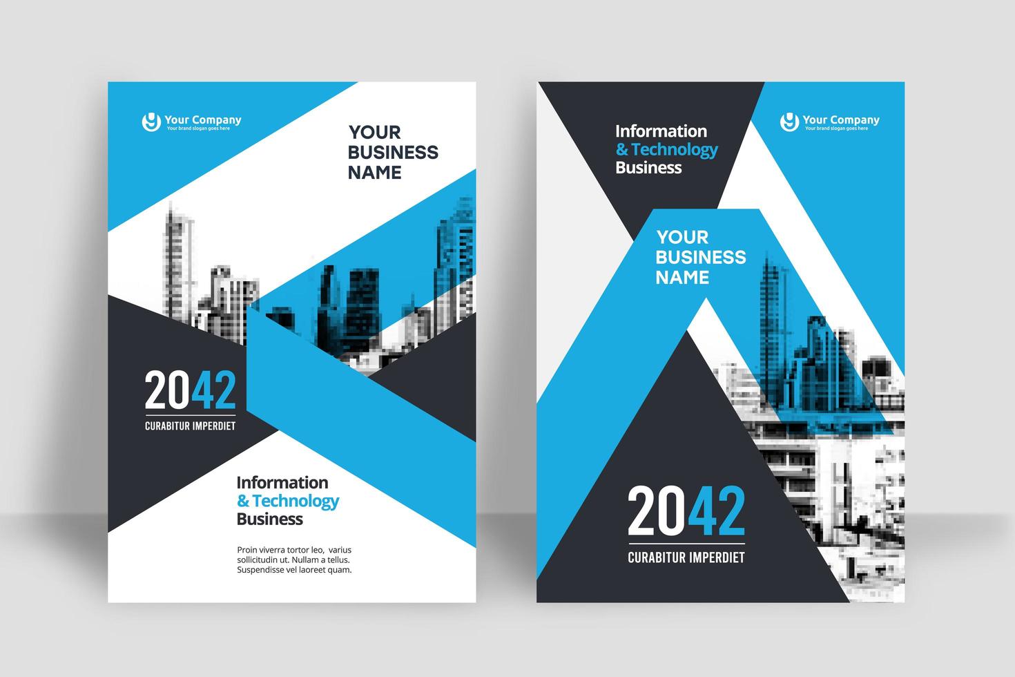 City Background Business Book Cover Design Template vector