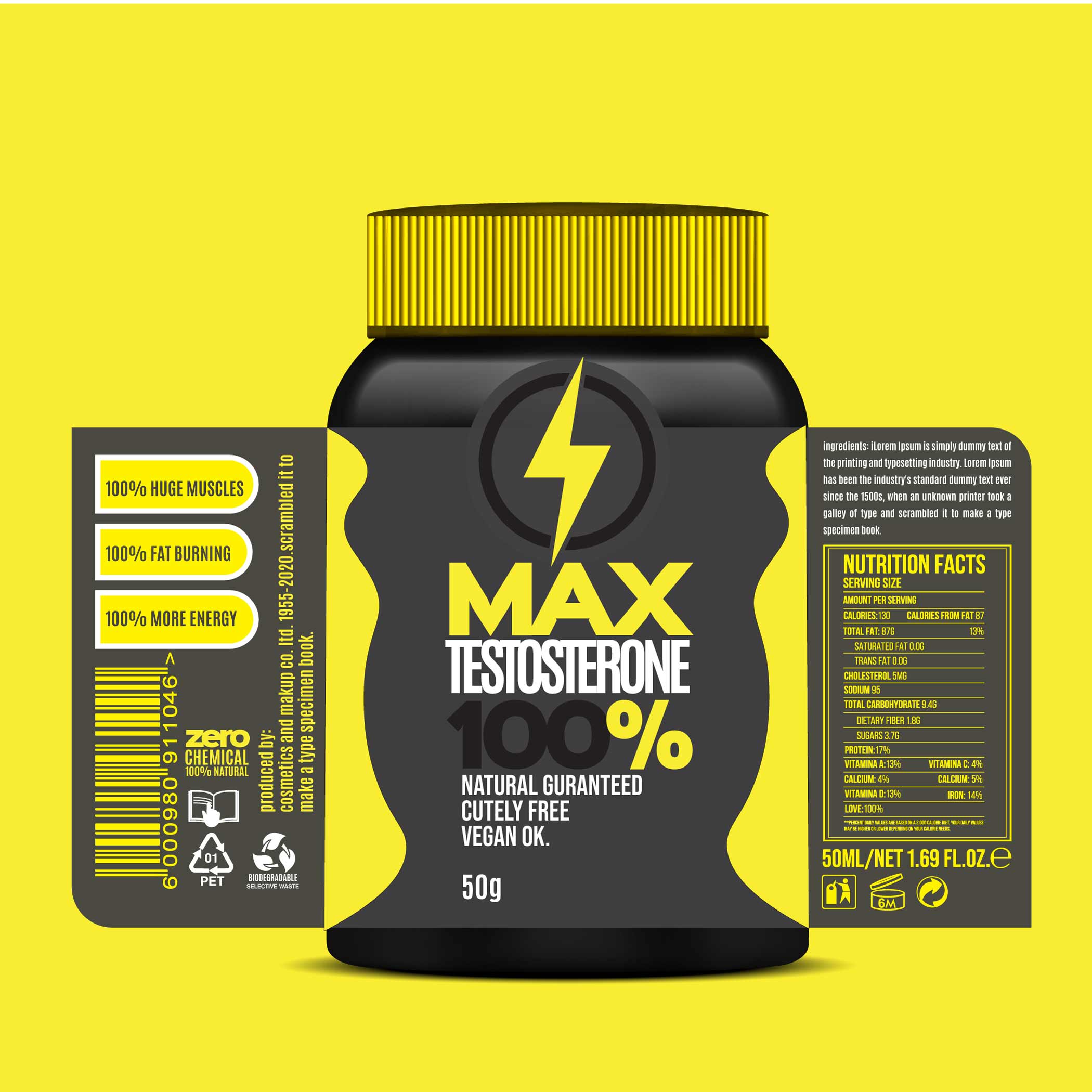 Bottle Label Design, Packaging Design Template, Label Design, Mock Up