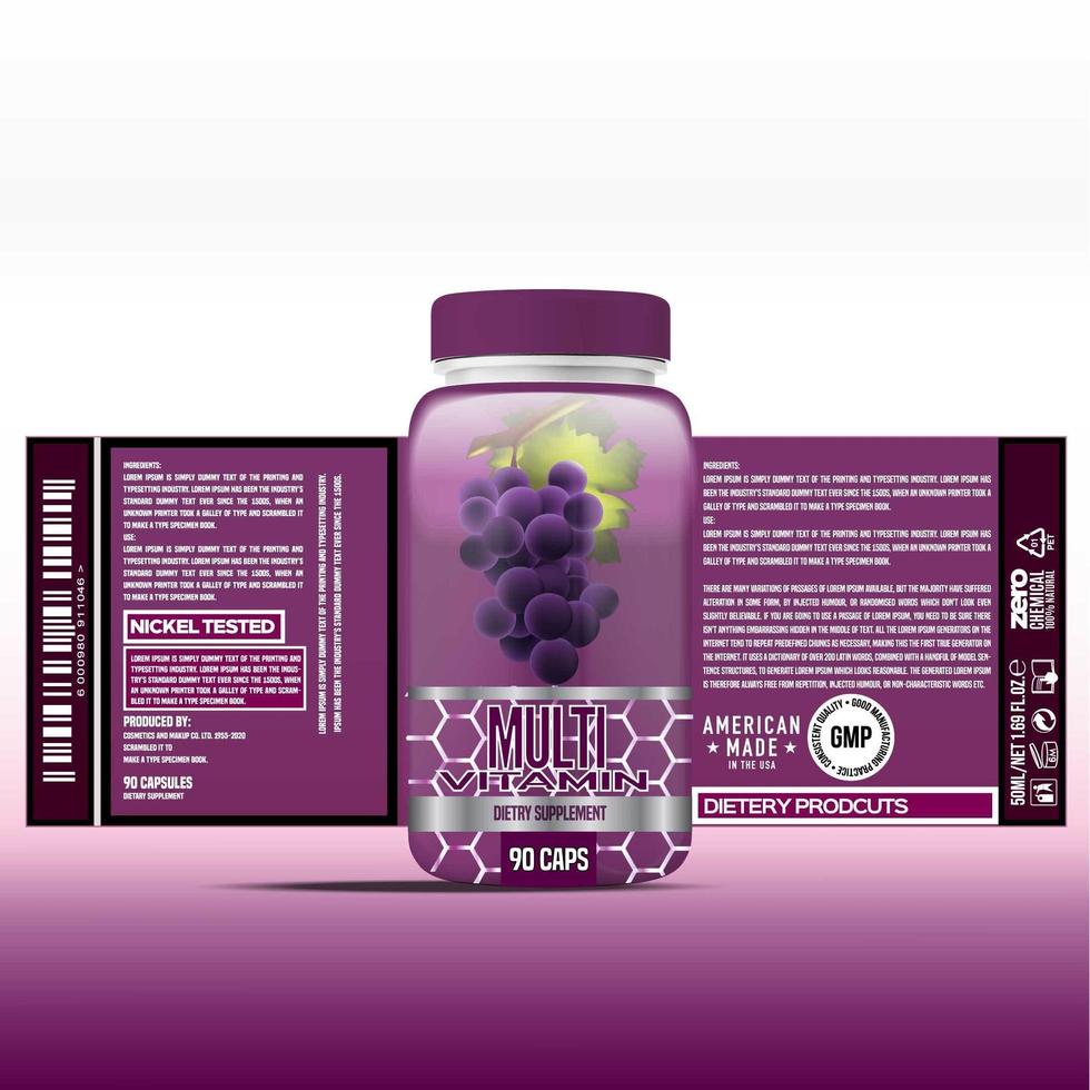 Bottle label, Package template design, Label design, mock up design label template vector