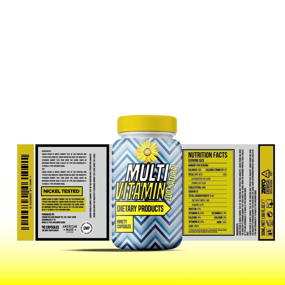 Bottle label, Package template design, Label design, mock up design label template vector