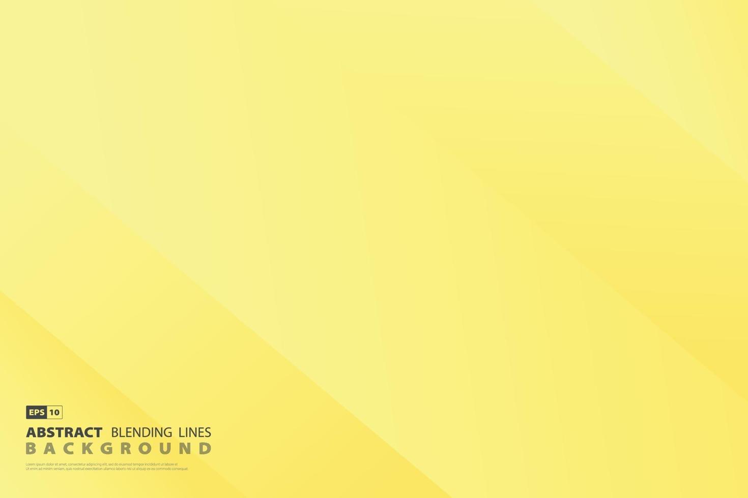 Abstract gradient yellow color design of decoratin background. illustration vector