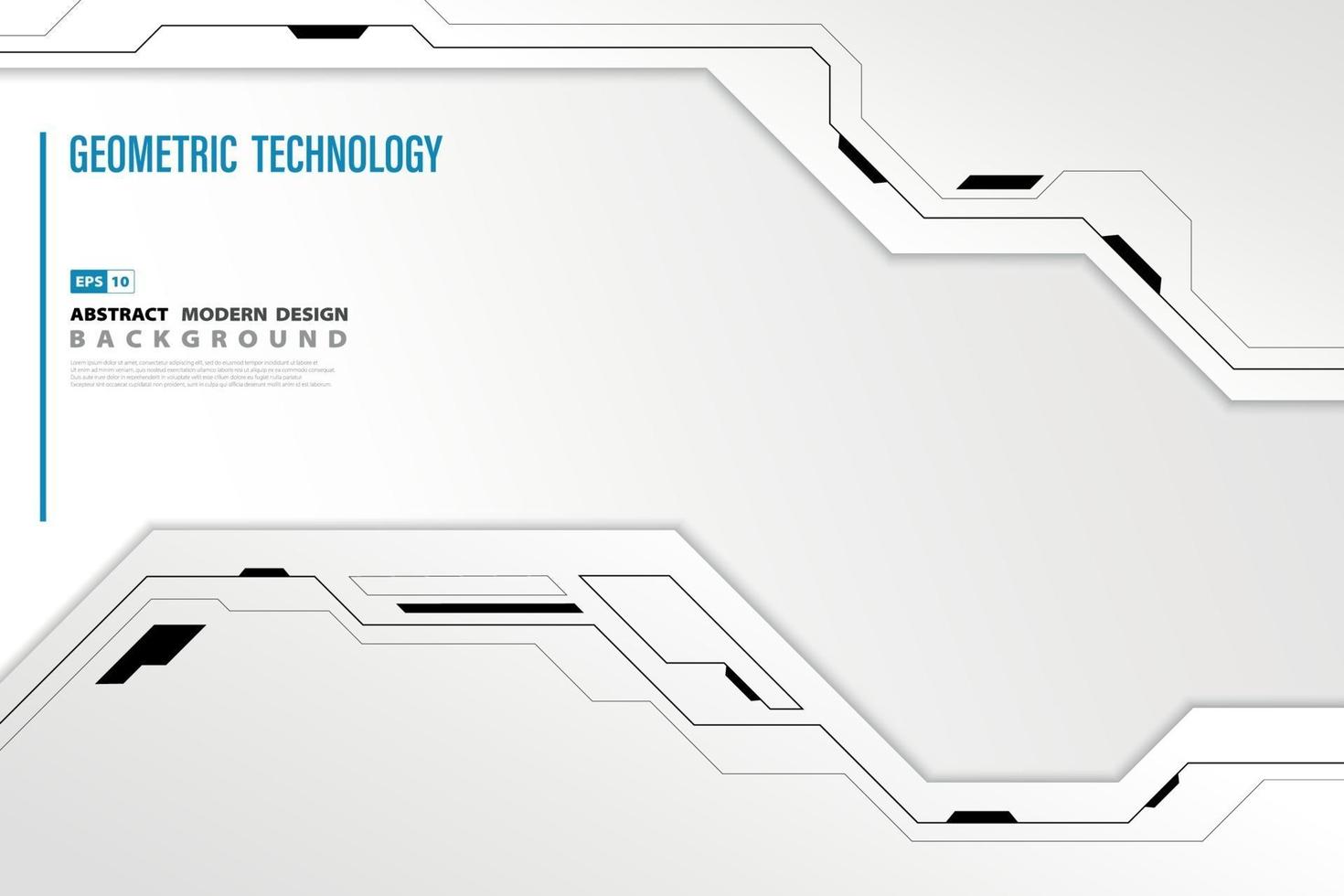 Abstract modern technology background. illustration vector