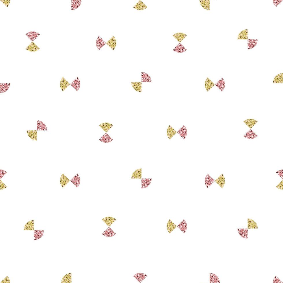 Fondo transparente del día de San Valentín con cinta de brillo rosa y dorado vector