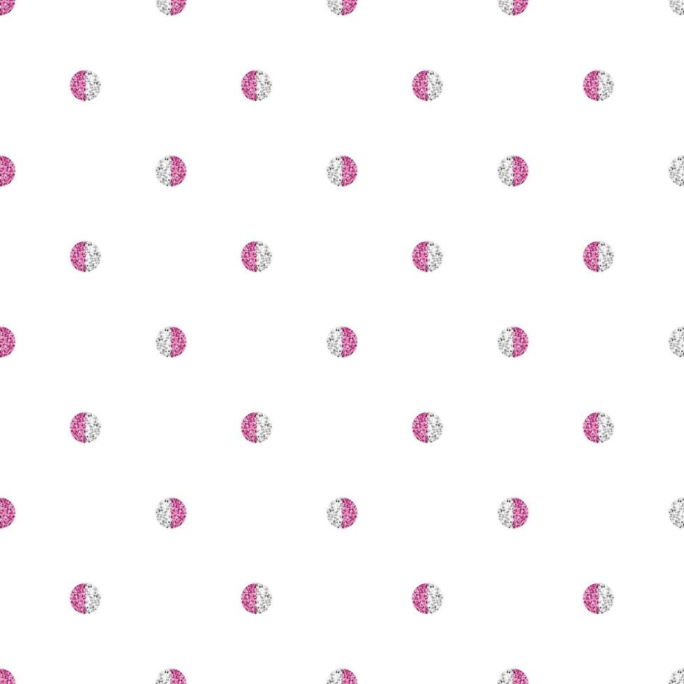 seamless simple geometric pattern background with two tone glitter dot shape vector