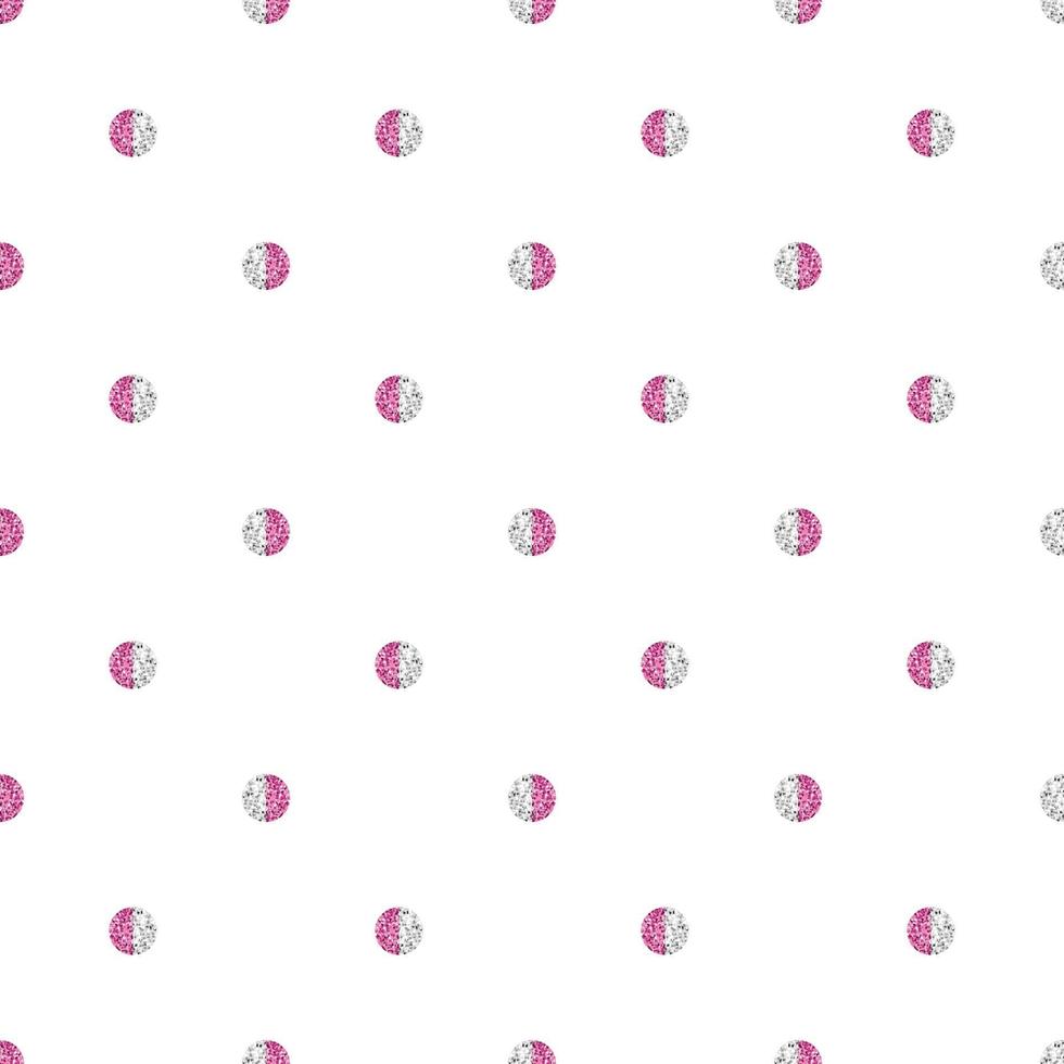 seamless simple geometric pattern background with two tone glitter dot shape vector
