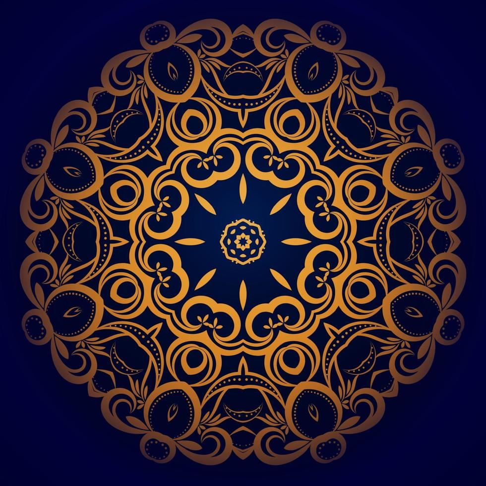 Beautiful mandala design decorative luxury background vector