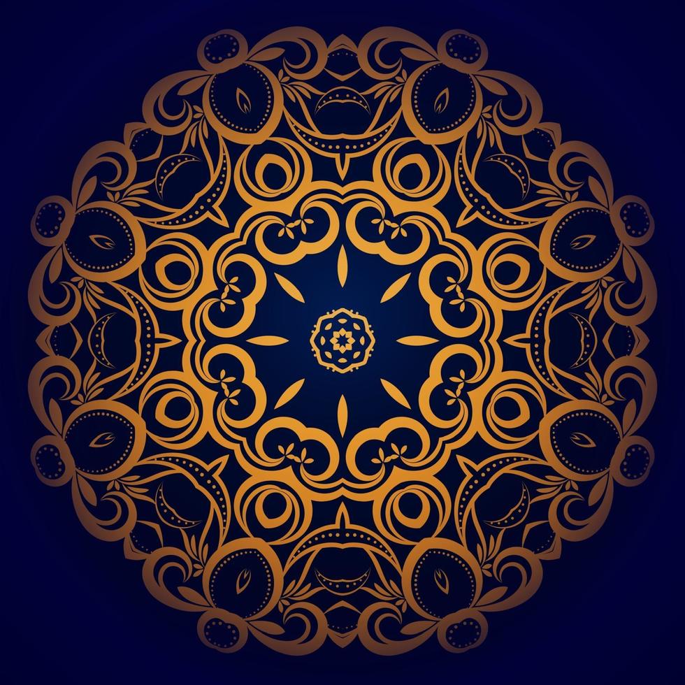 Beautiful mandala design decorative luxury background vector