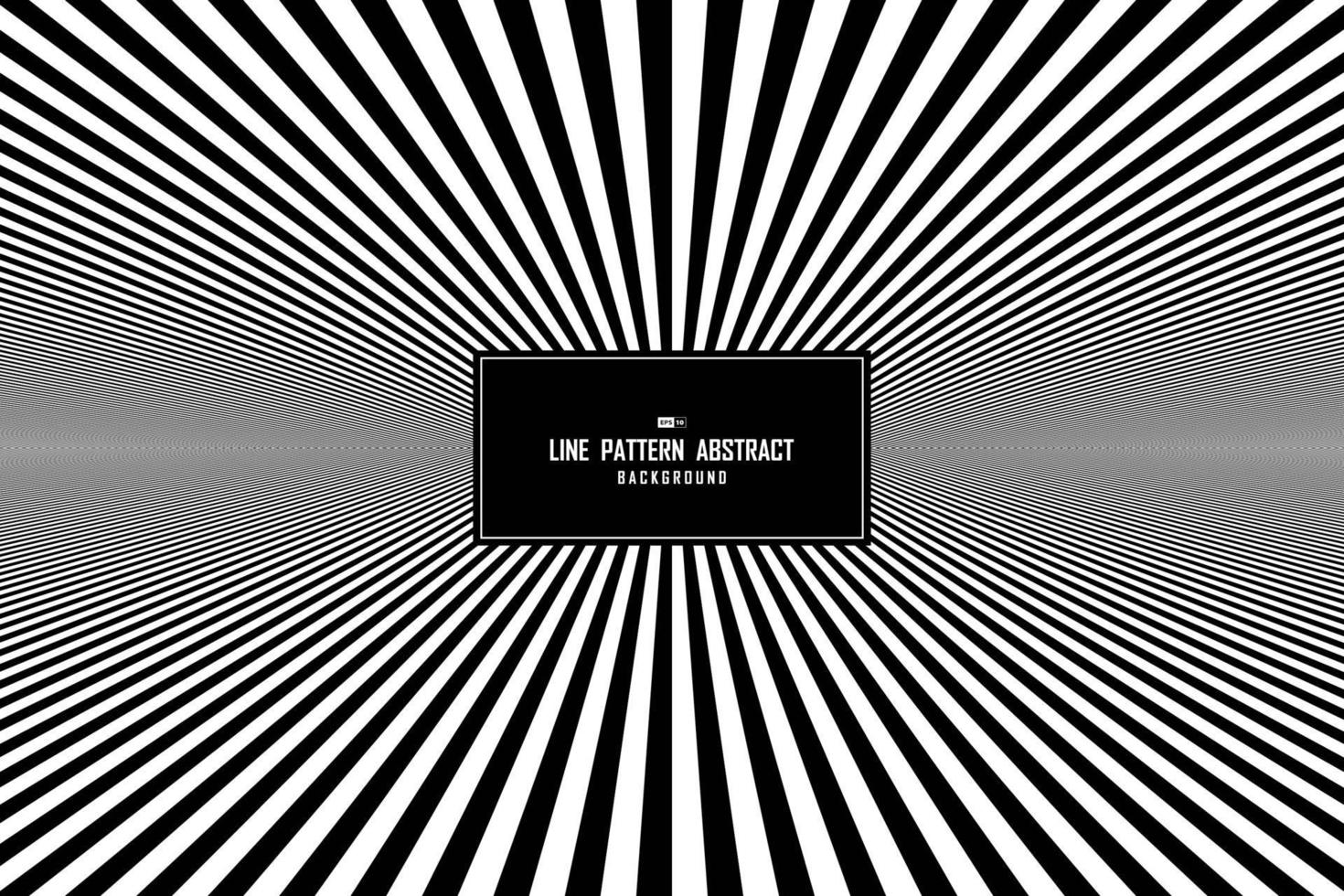 Abstract line black and white minimal pattern in center presentation background. illustration vector