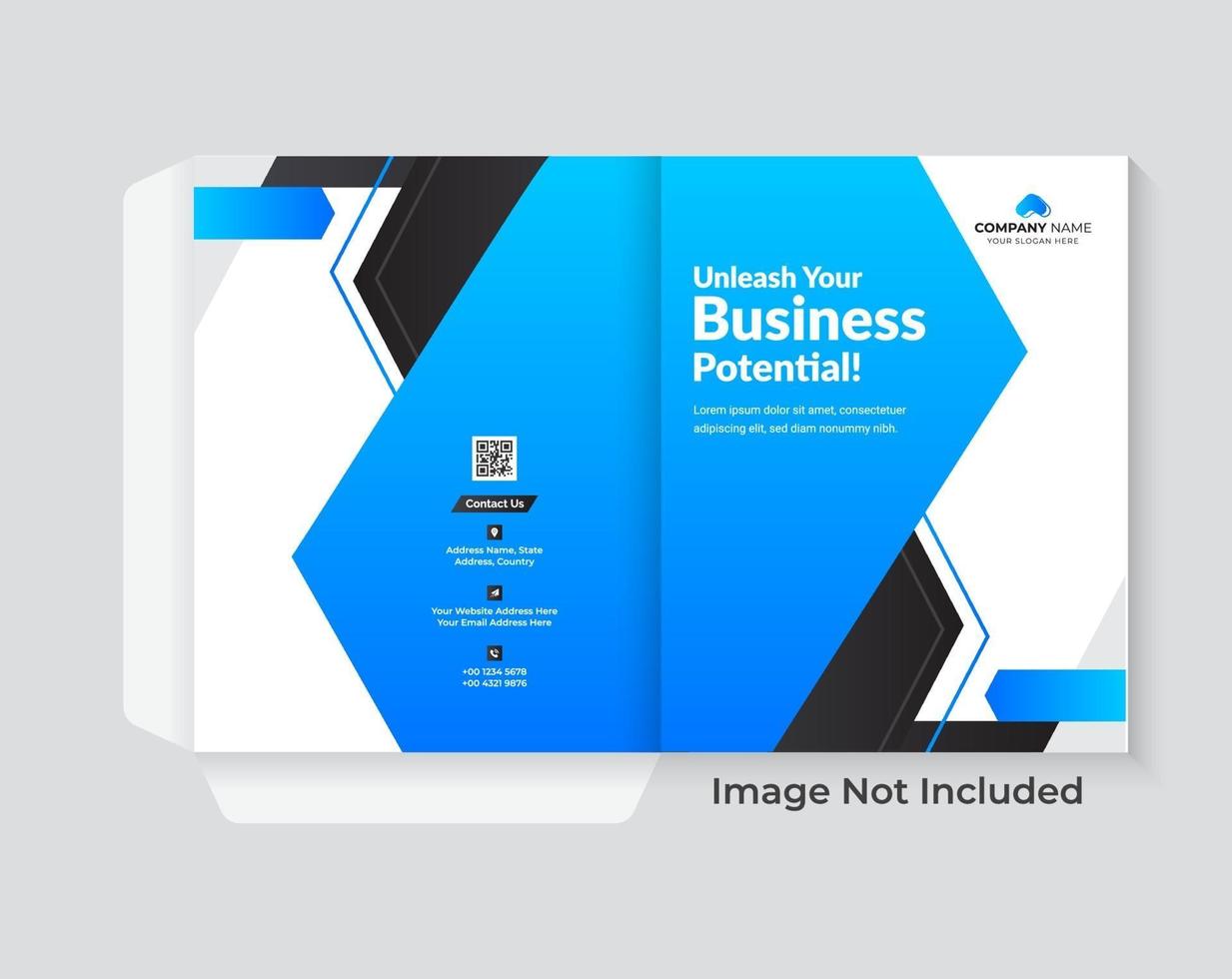 Business folder for files design vector