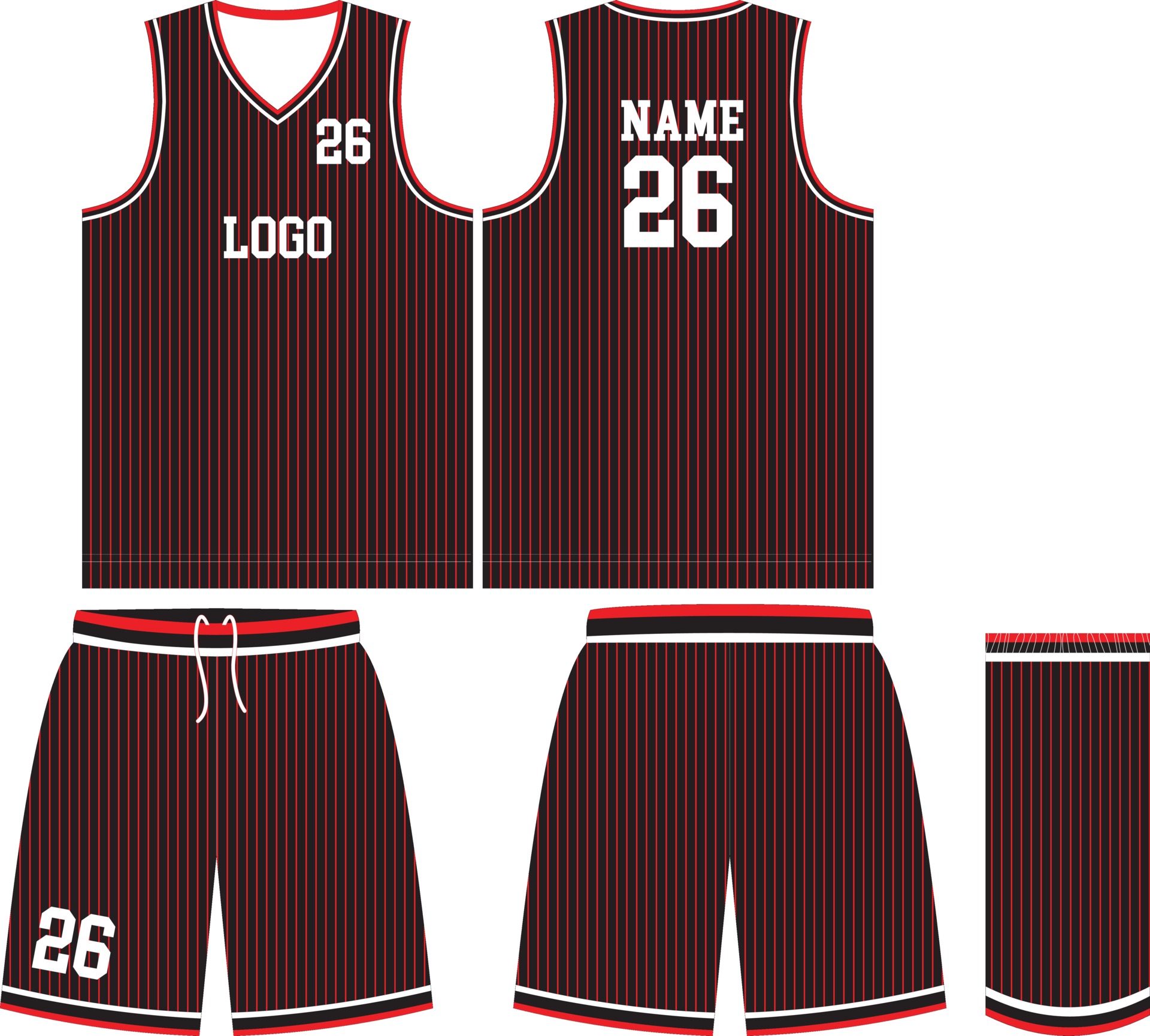 Download Custom Design Basketball Uniform Mockups 2048688 Vector Art At Vecteezy