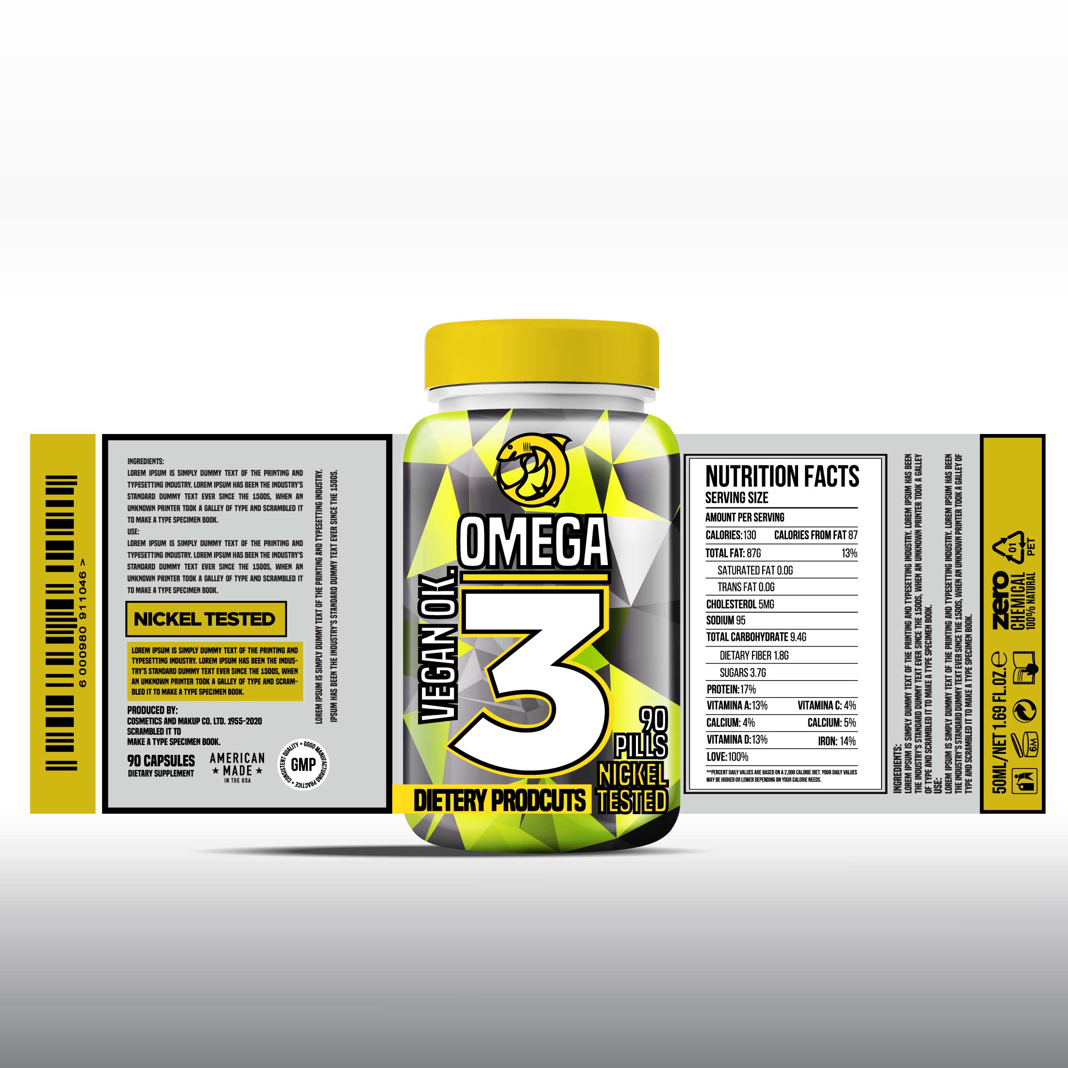 Bottle Label, Package Template Design, Label Design, Mock Up ...