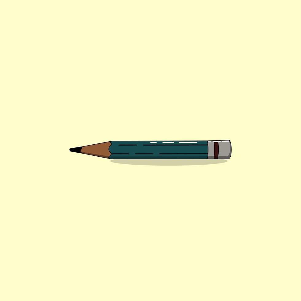 vector flat minimalist pencil, perfect for design project