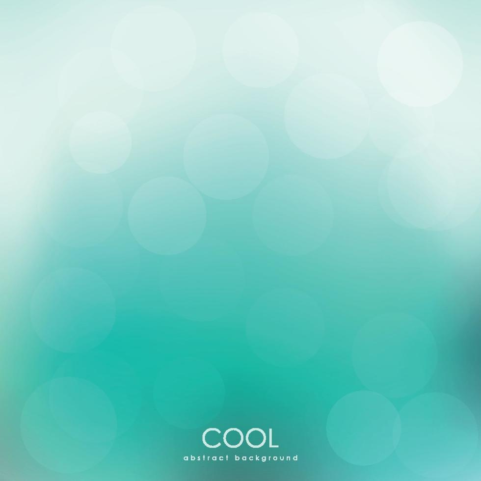 Abstract green bokeh background. Spring wallpaper. vector