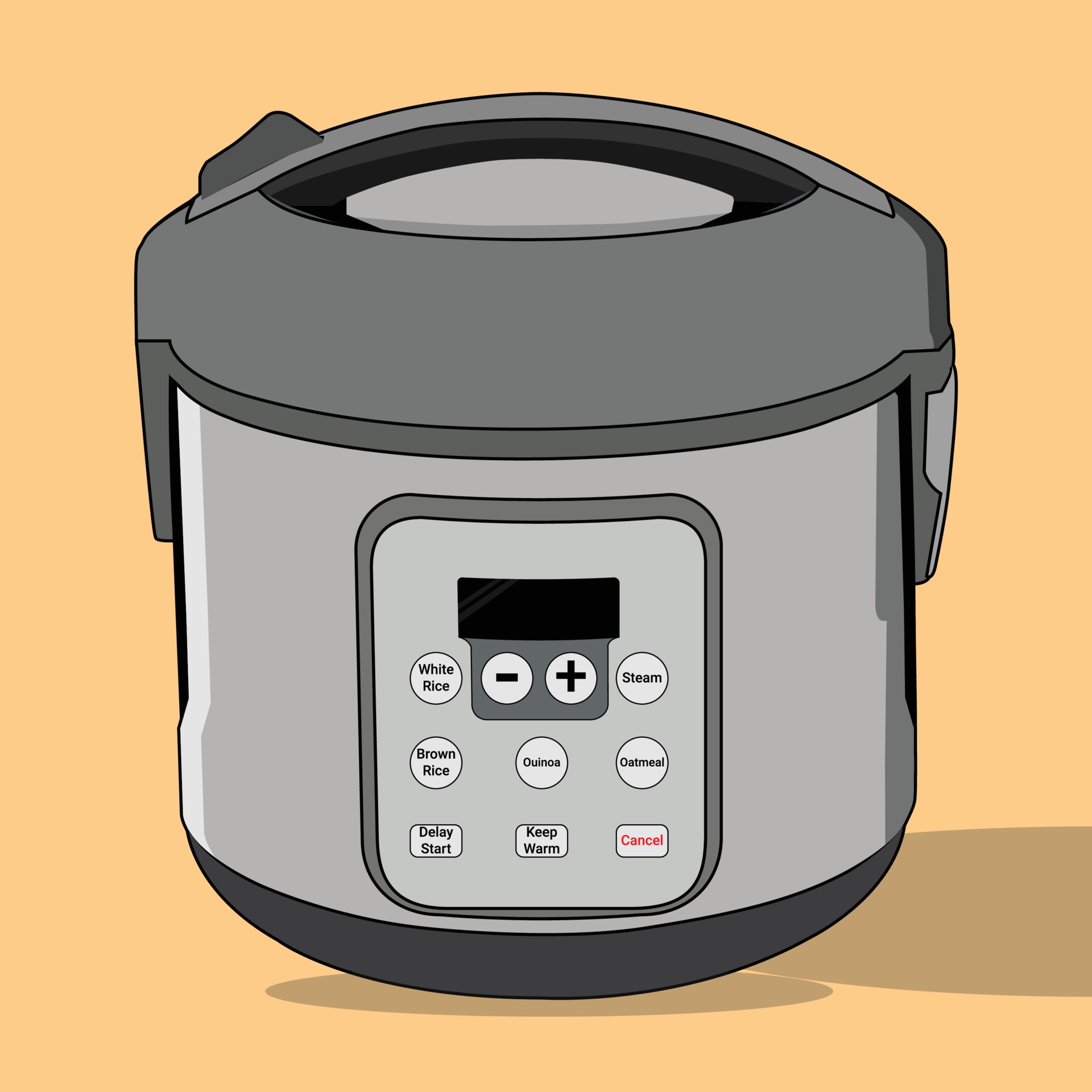 Electric Rice Cooker Vector Art, Icons, and Graphics for Free Download