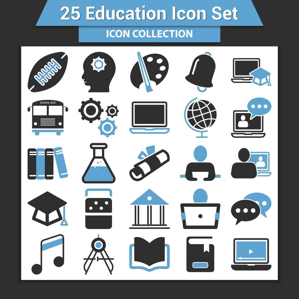 Education Icon Set vector