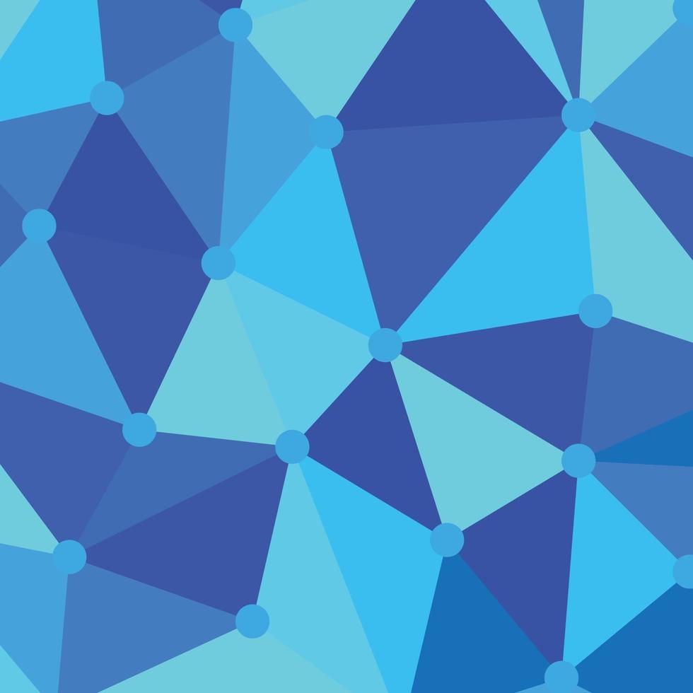 blue geometric pattern perfect for presentation background vector