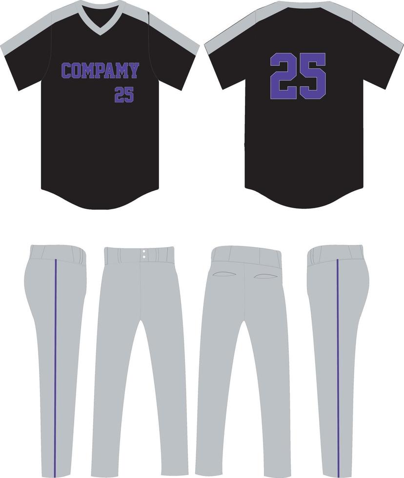 Download Baseball Jersey Design Uniform Template Mockup 2049066 Vector Art At Vecteezy