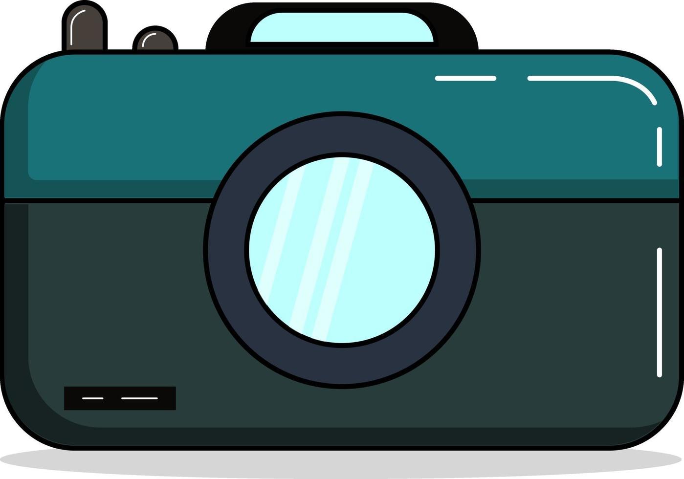 simple flat camera, perfect for photography industry vector