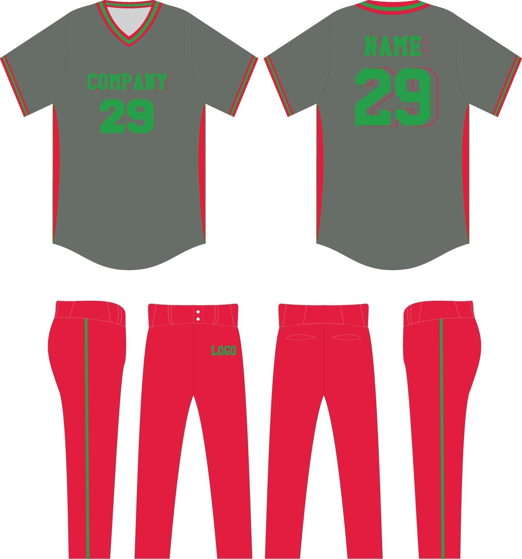 Download Custom Design Baseball jersey uniform mock ups 2049264 Vector Art at Vecteezy