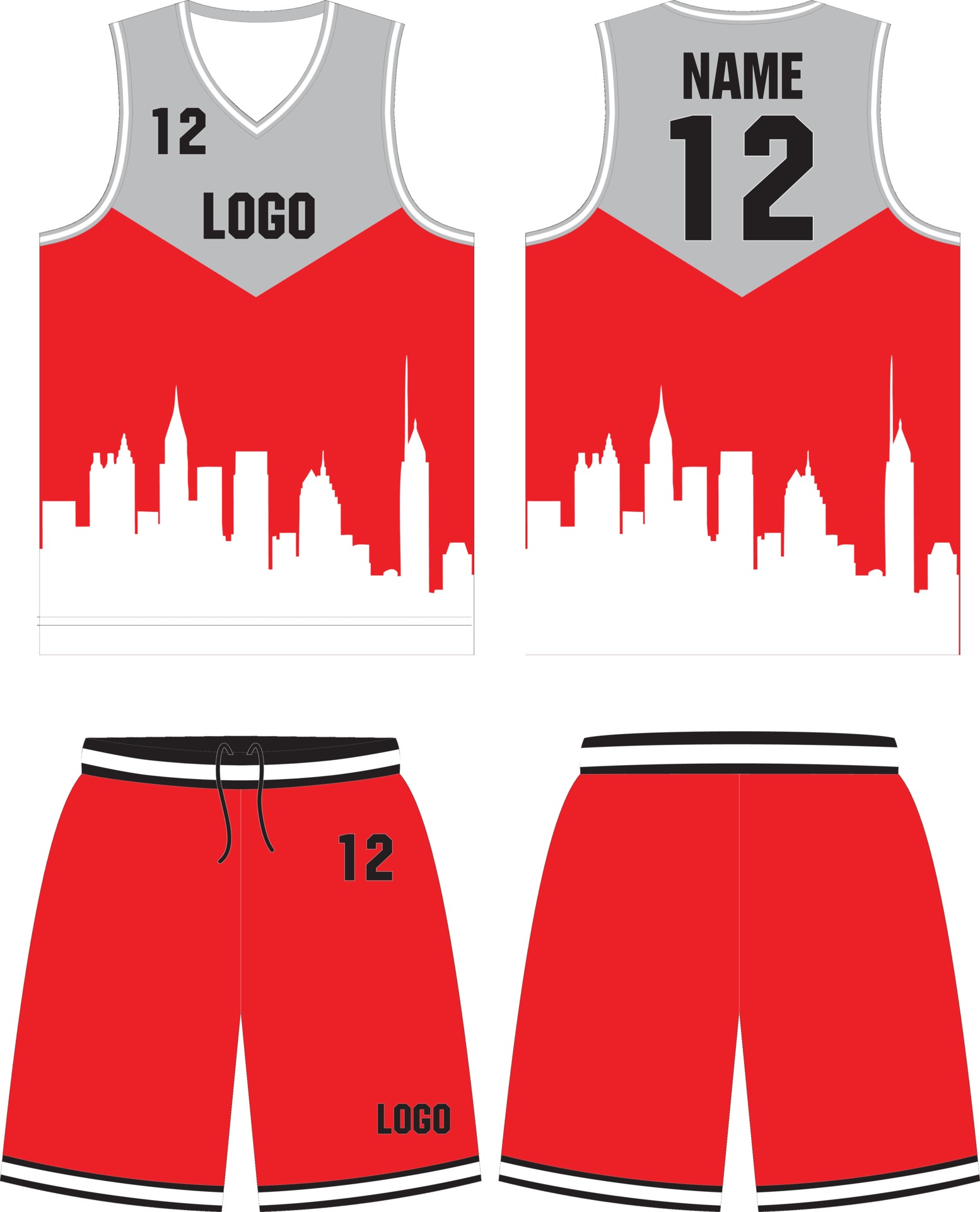 Basketball uniform Custom Design mock ups templates 22 Vector Intended For Blank Basketball Uniform Template