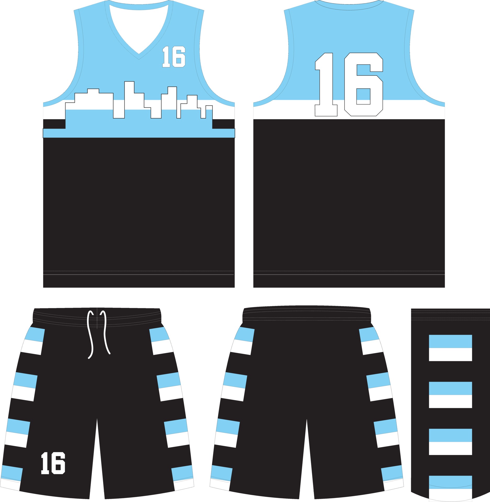 Download Basketball Uniform Mockup Design For Basketball Club 2049327 Vector Art At Vecteezy