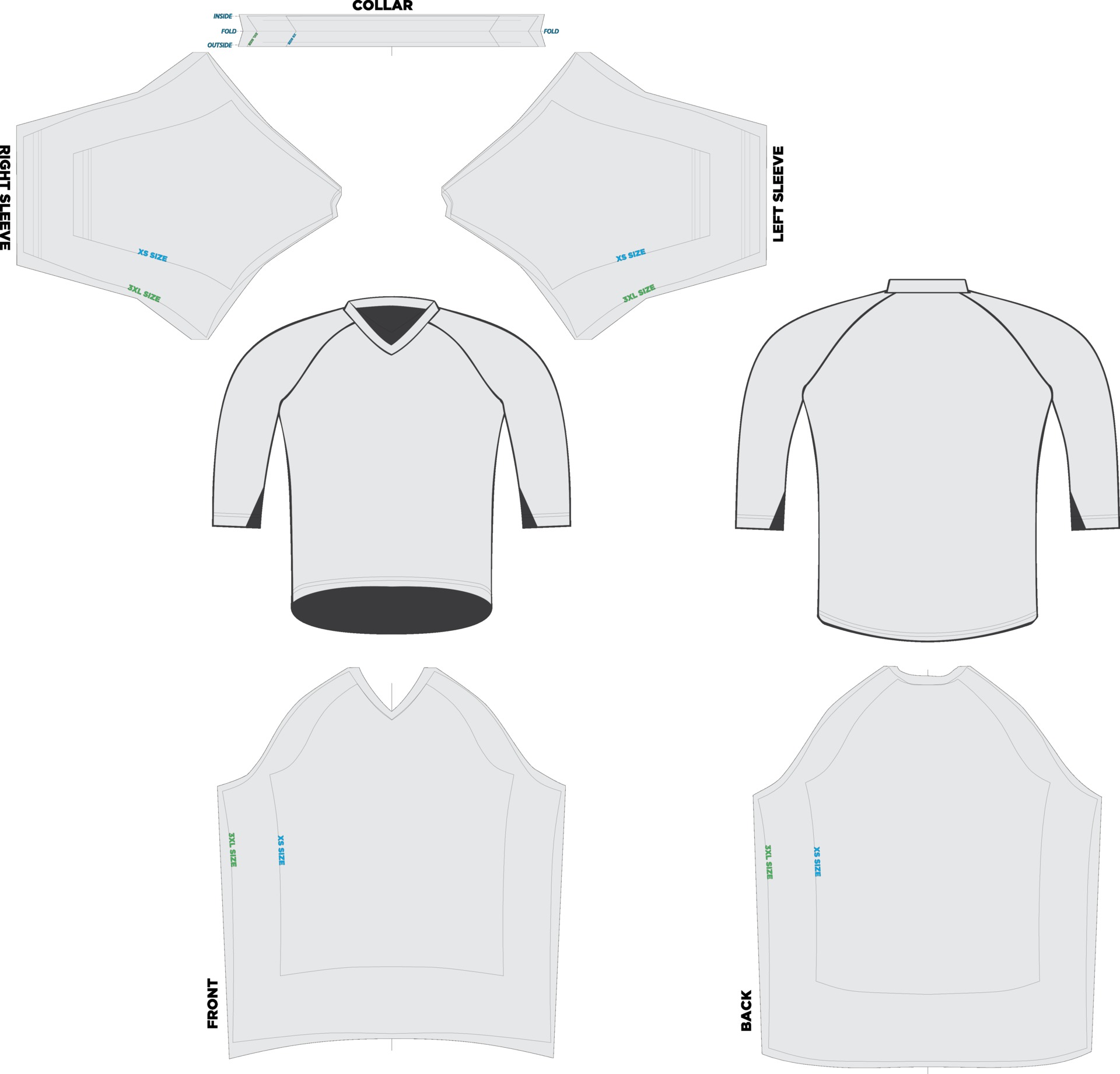 Download Trail Jersey Sleeve Mockups Artworks Patterns 2049562 Vector Art At Vecteezy
