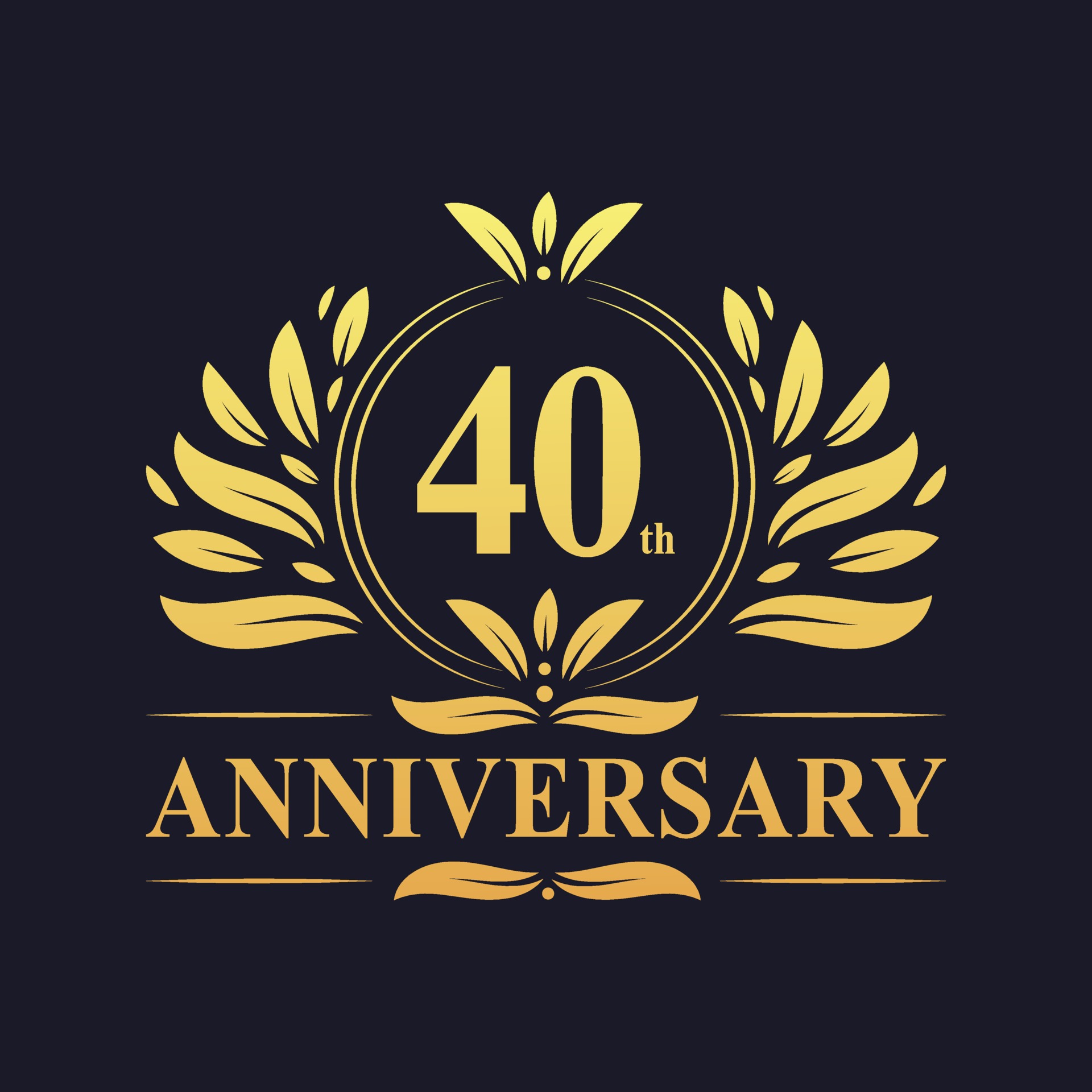 40 years Logo -