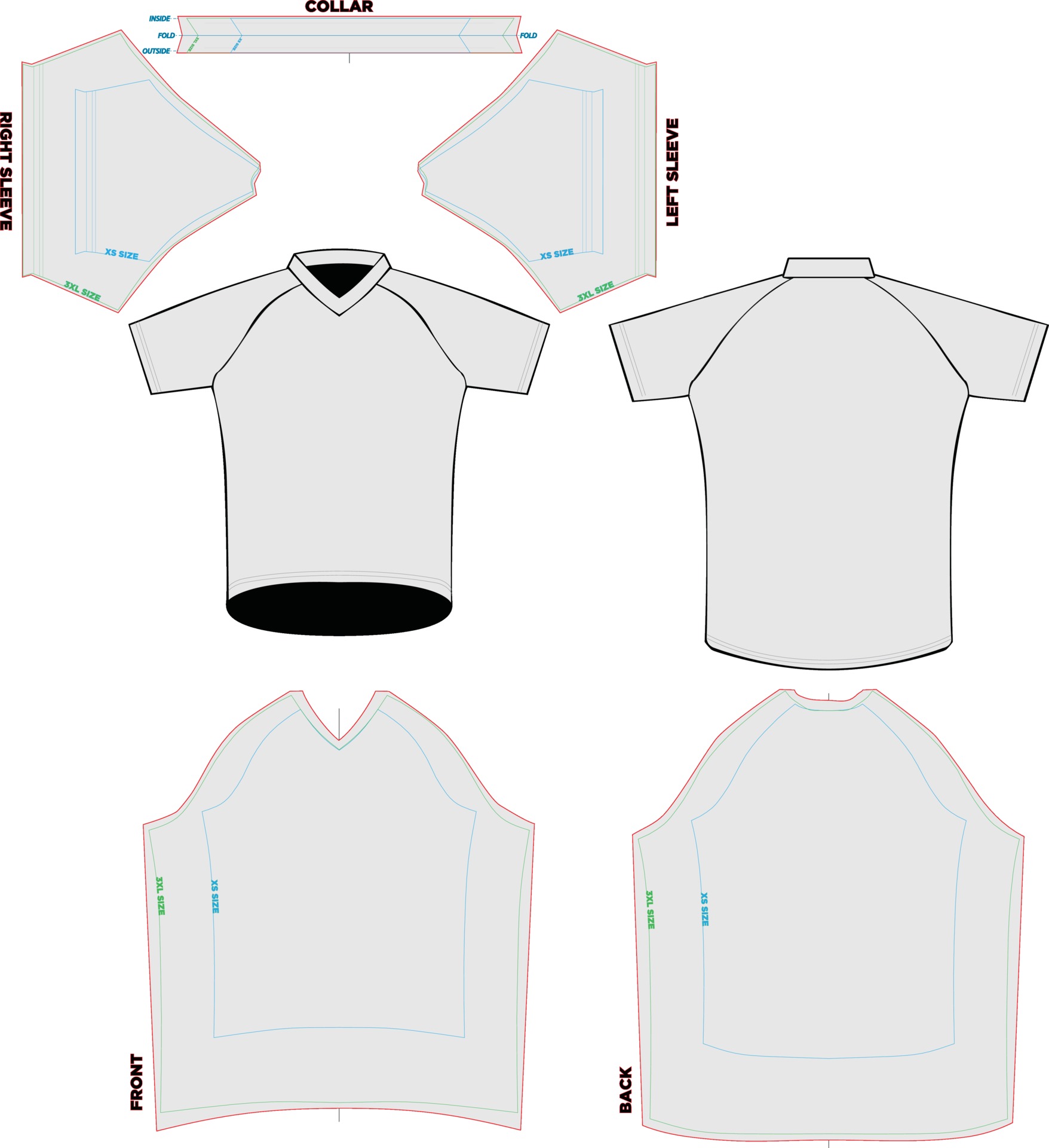 Download Trail Jersey Short Sleeve Mockups Artworks 2049688 Vector Art At Vecteezy
