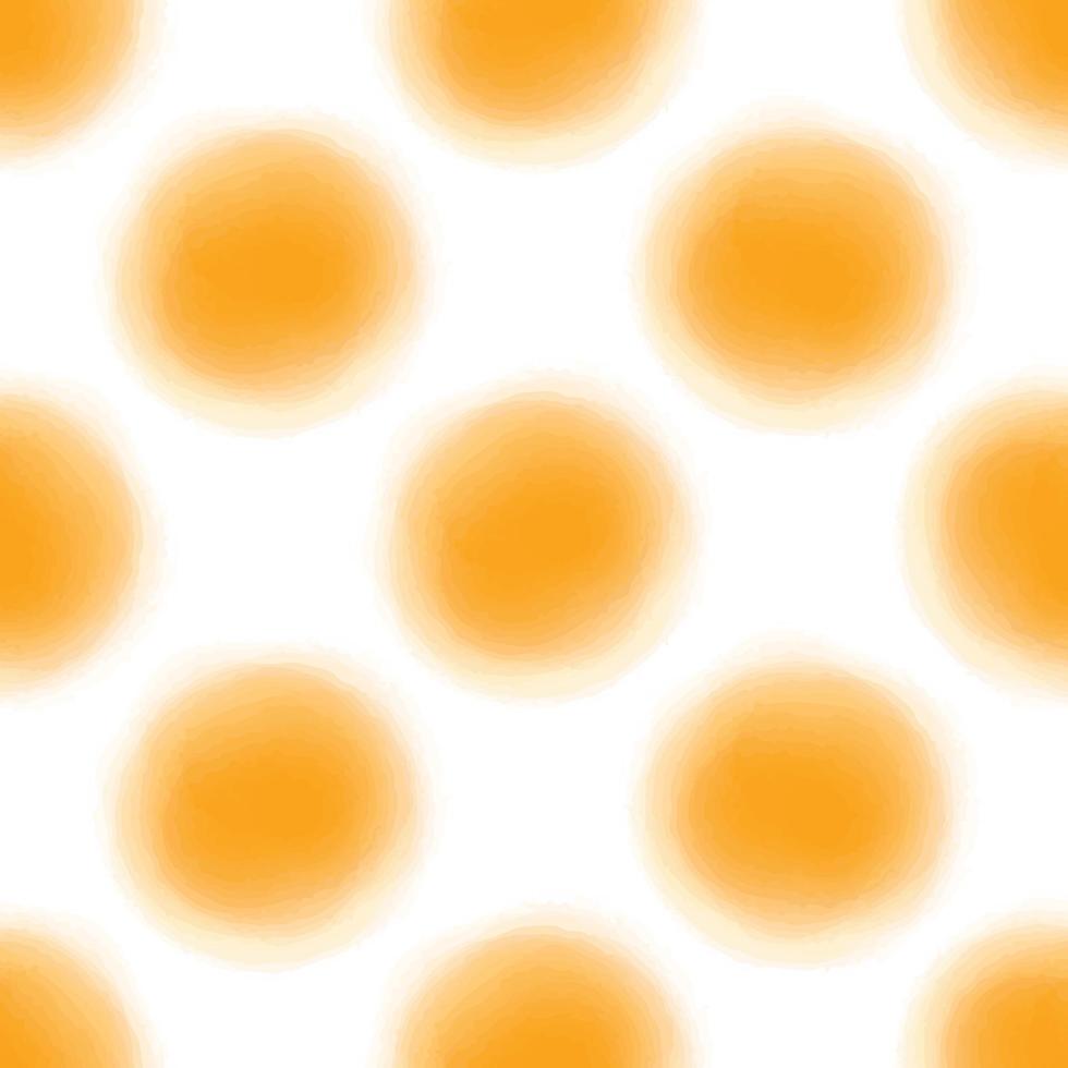 Seamless orange circle shape pattern background from water drop vector