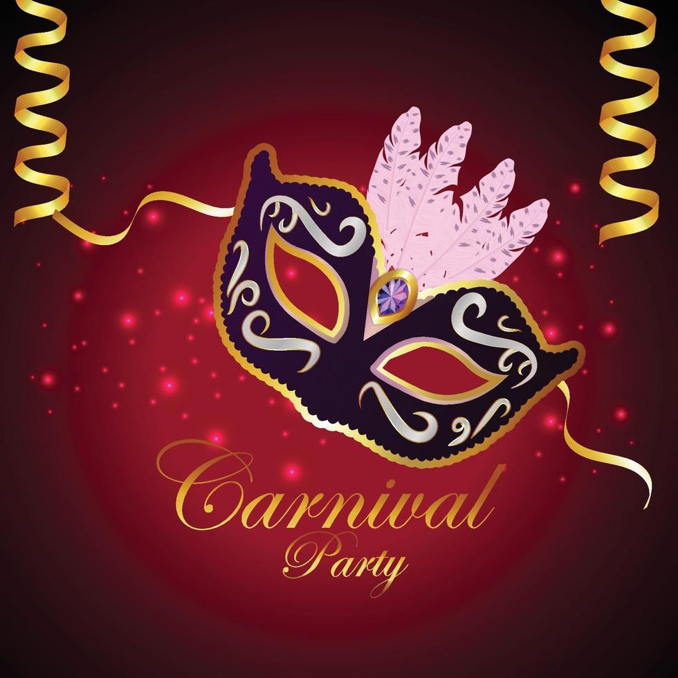 Carnival flat concept party design vector