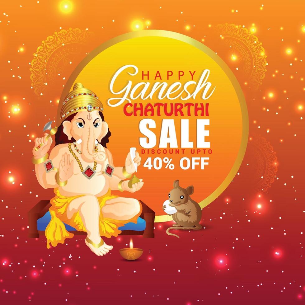 Happy ganesh chaturthi design with background 2050165 Vector Art at Vecteezy