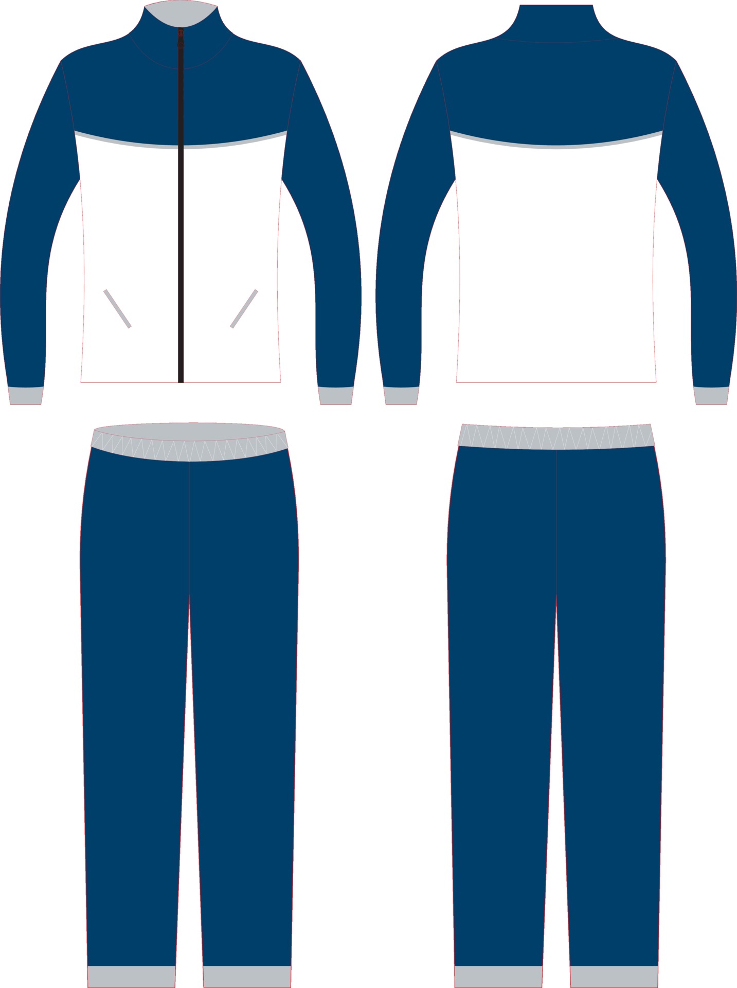 Download Track Suit Mock Ups 2050530 Vector Art At Vecteezy