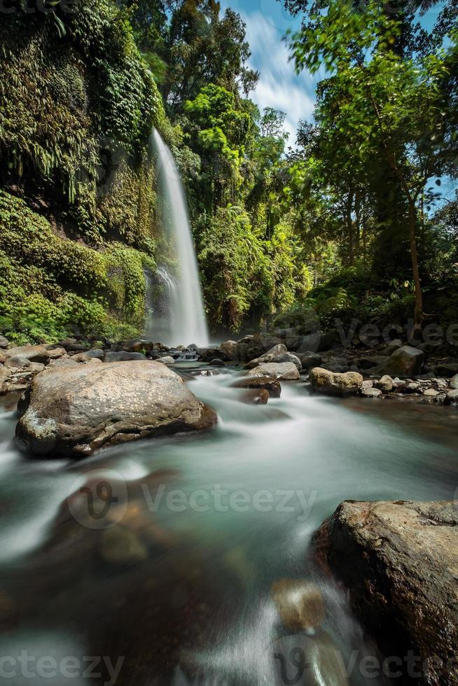 Sendang Gile waterfall on Lombok, Indonesia photo