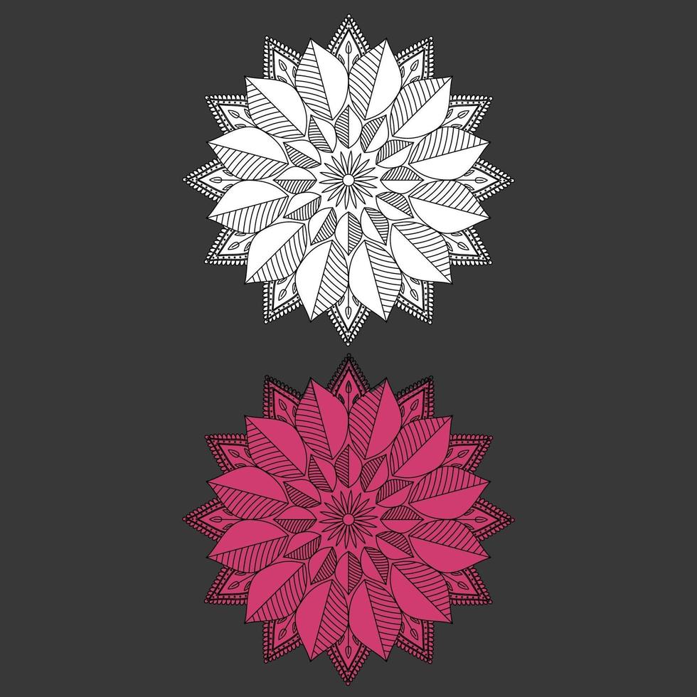Mandala Round Ornament Pattern, Circular Pattern In Form Of Mandala, Decorative Ornament In Oriental Style, Ornamental Mandala Design Background Free Vector
