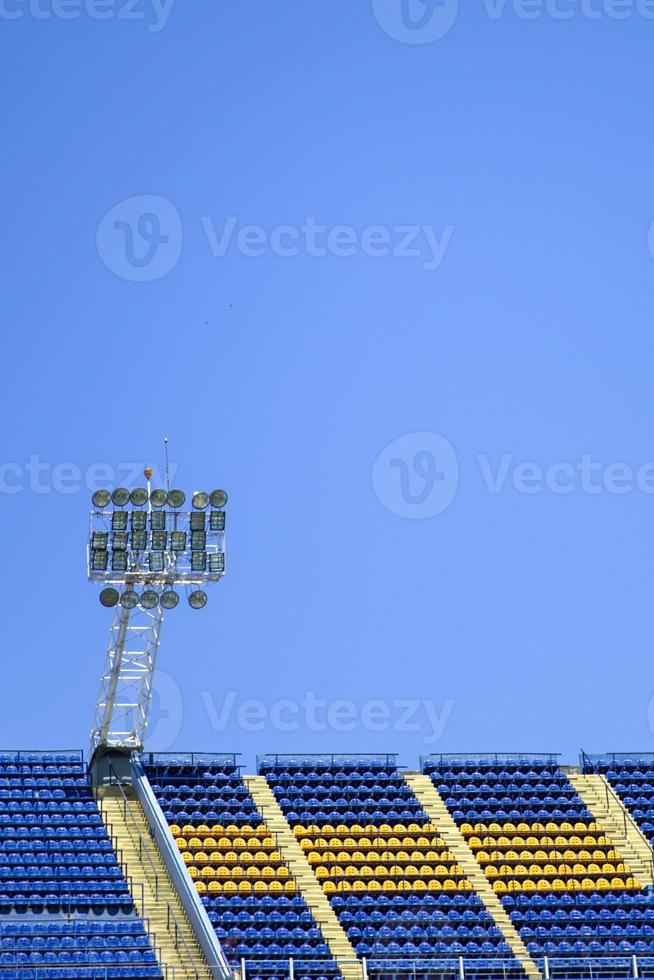 Detail of the football stadium photo